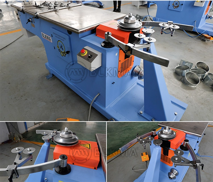 HVAC Round Duct Hydraulic Gorelocker Elbow Forming Machine