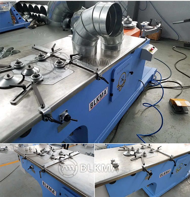 HVAC Round Duct Hydraulic Gorelocker Elbow Forming Machine