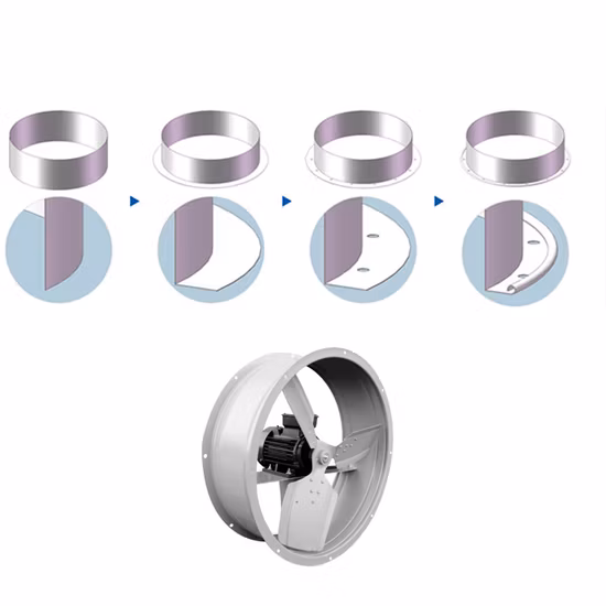 HVAC ラウンド空気換気ダクト板金ゴアロッカー油圧エルボ ダクト マシン