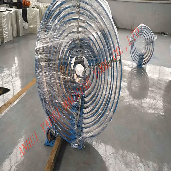 円形エアダクト製造用スパイラルチューブ成形機